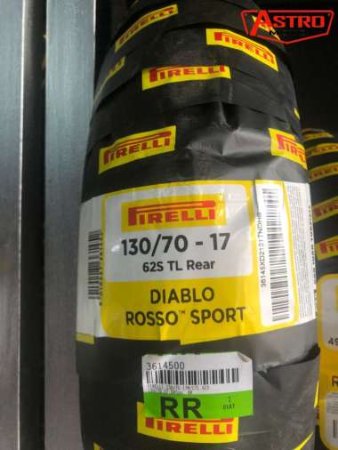 Ban Pirelli Diablo Rosso Sport 130/70-17 130 70 17 Free Pentil Multivariasi
