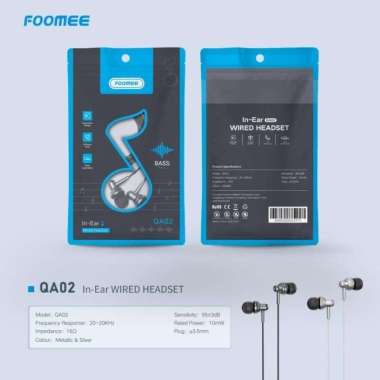 Headset FOOMEE QA02 Earphone Wired