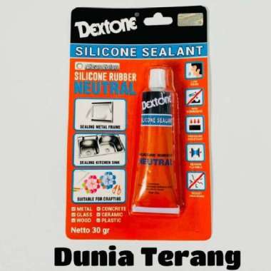 Lem Silicone Sealant NETRAL EXTONE 30 gr - Lem Neutral Bening Kecil