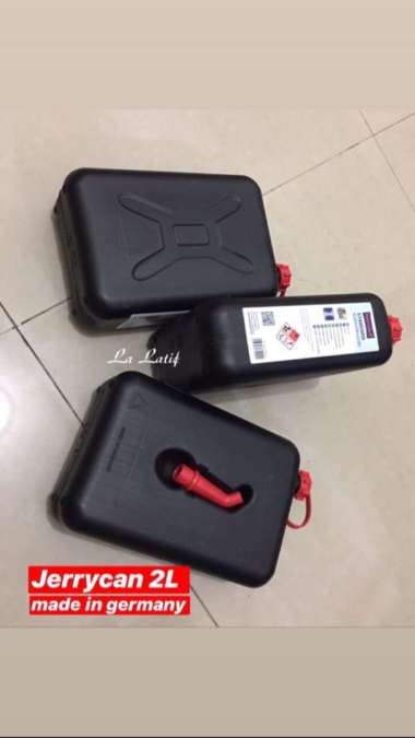 - Jerry can utk bensin cadangan