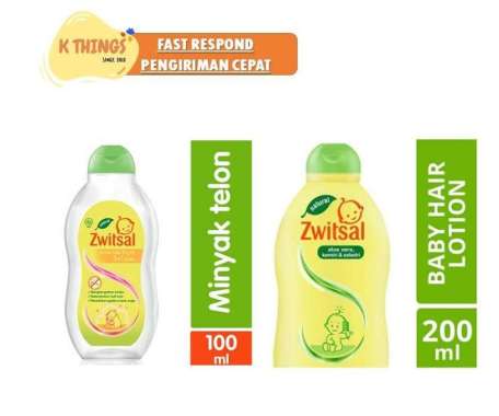 ZWITSAL Baby Hair Lotion Aloevera / ZWITSAL Minyak Telon Plus Hair Lotion 100
