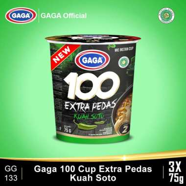 Promo Harga Gaga 100 Extra Pedas Kuah Soto 75 gr - Blibli