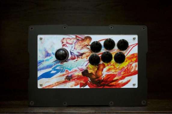 EGO Arcade Deck Black With Black Joystick (6200 Games ++)