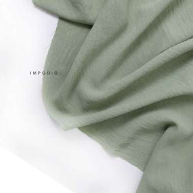 Kain Crinkle Background foto produk - Props foto IMPODIO Sage Green