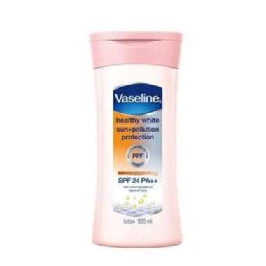 [ SPF 24 200 ML ] VASELINE HEALTHY BRIGHT LOTION SUN + POLLUTION PROTECTION 200 ML / HAND BODY
