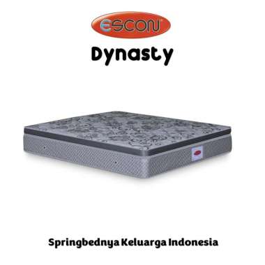 Kasur Spring Bed ESCON Dynasty Abu-abu (Hanya Kasur) - FREE BANTAL 100 x 200