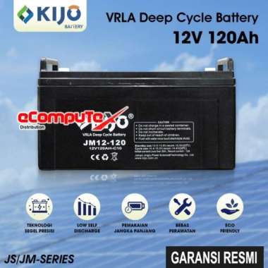 BATERAI UPS VRLA 12V120AH KIJO / BATTERY AKI KERING 12 VOLT120 AH ACCU