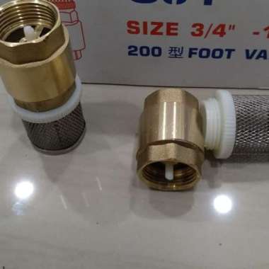 foot klep kuningan 3/4 foot vallve kuning