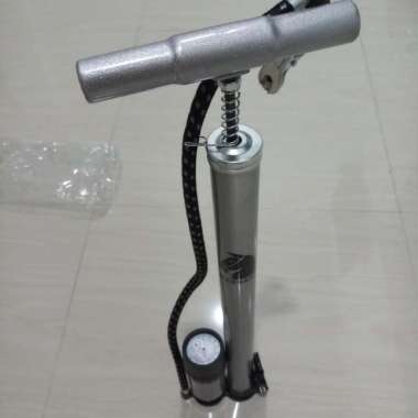 pompa ban motor pompa tabung meteran / pompa sepeda motor+tabung