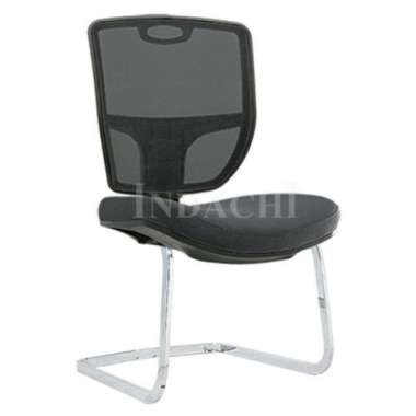 KURSI KANTOR INDACHI D-3006 VCR WA KAKI CHROME SAND JARING