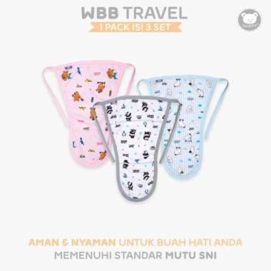 FLUFFY Popok Kain Tali WE BARE BEARS (Isi 3Pcs) PBPT WTR NB Newborn