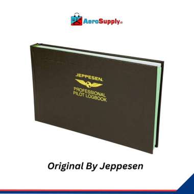 JEPPESEN PROFESSIONAL PILOT LOGBOOK - BROWN