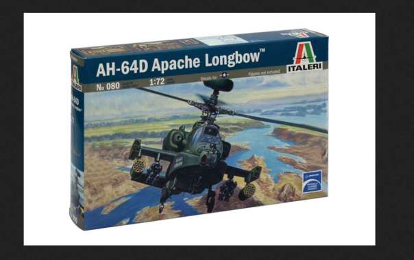 Helicopter AH-64 D APACHE LONGBOW Skala 1:72 Italeri