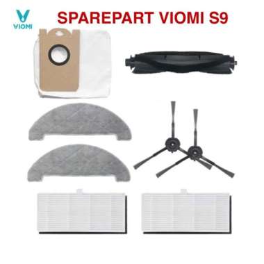 Part Viomi S9 Dust Bag Side Roller Brush Hepa Filter Mop Cloth Vacuum Mop Cloth