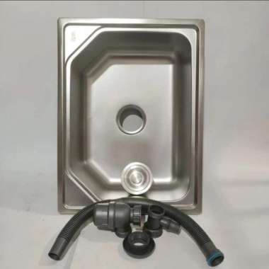 WashBak Wastafel Kitchen Sink Bak Cuci Piring IGM Komplit Stainless
