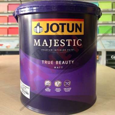 JOTUN MAJESTIC TRUE BEAUTY MATT 2.5LT - MORNING FOG / CAT TEMBOK