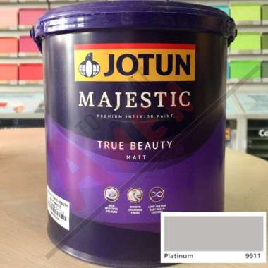 JOTUN MAJESTIC TRUE BEAUTY MATT 2.5LT - PLATINUM / CAT TEMBOK INTERIOR