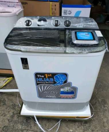 Mesin Cuci Aqua QW-760XT Mesin Cuci 2 Tabung Aqua Japan