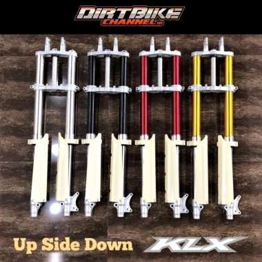 Shock UP SIDE DOWN USD KLX BF CRF KTM TRAIL Cross GTX Gold
