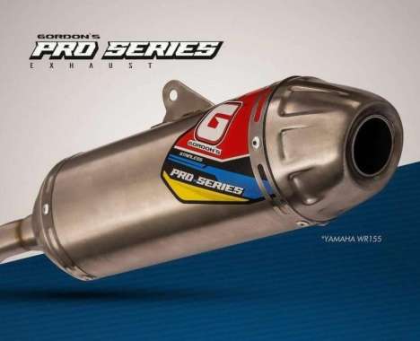 Knalpot GORDON Stainless KLX Dtracker CRF 150 WR155 WR 155 STANDAR KLX DT 150