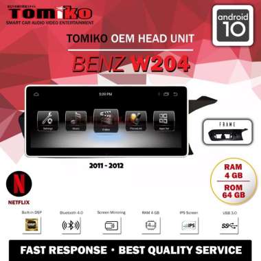 Head unit Android Tomiko OEM for Mercedes Benz W204 (2011 - 2012)