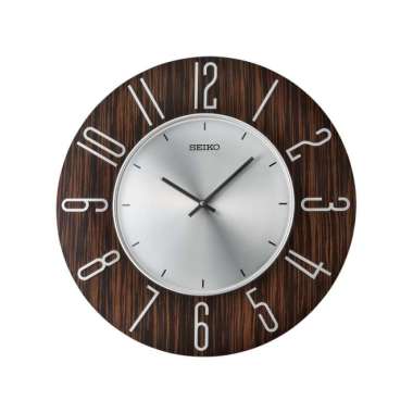 Jam Dinding Kayu Besar Wooden QXA800 QXA800B Brown Original Garansi Mesin 1 Tahun