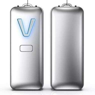 Super V Kalung Ionizer / Air Fresher Pembersih Udara Silver