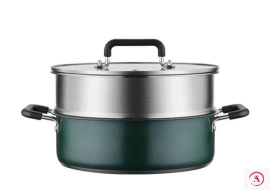 Panci pengukus lubang besar kukus Stainless Steel Panci Steamer KD5178-STAINLESS STEEL