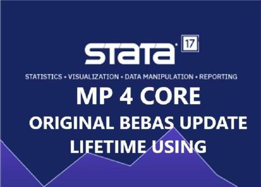 Stata 17 MP Windows 4 CORE - ORIGINAL - Bebas Update - Lifetime Using