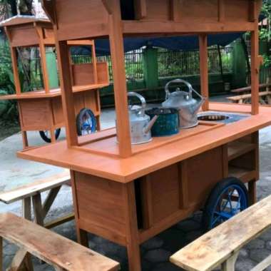 Set Anglo Drum + Teko Ceret Angkringan Stainless tebal 5 liter, Murah