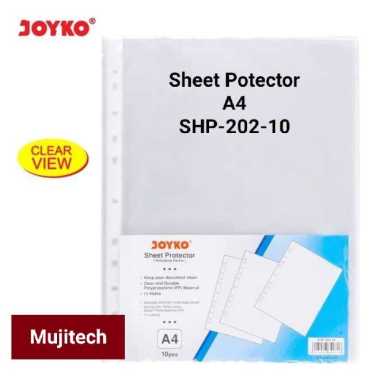 JOYKO SHEET PROTECTOR PELINDUNG KERTAS MAP PLASTIK A4 F4 (10 sheet) F4