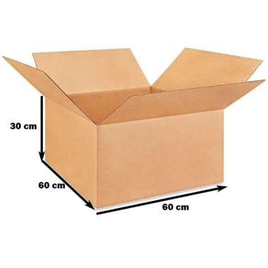Kardus - Polos - 60 cm x 60 cm x 30 cm - SWR