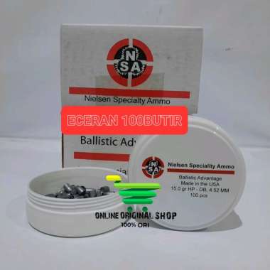 ECERAN 100 BUTIR SLUG NSA 15GR