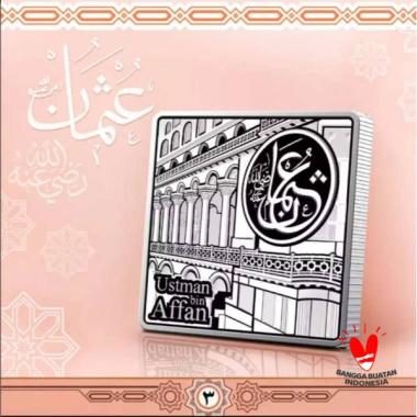 Perak Batangan iSilver Khalifah Utsman bin Affan Dzunnurain 1oz Silver Bar 1 troy ounce oz Khulafaur