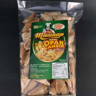 Opak Gambir Gulung / Contong / Lipat cap Mantap Opak Contong