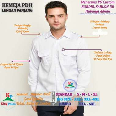 Halaqoh | KEMEJA PUTIH | SERAGAM PUTIH PNS/ASN/PILOT | KEMEJA PUTIH LENGAN PANJANG | KEMEJA FORMAL P
