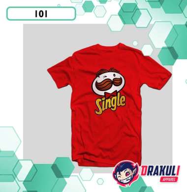 T Shirt 101 Pringles Single Red M