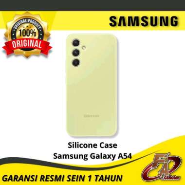 Silicone Case Samsung Galaxy A54 - Original Resmi Samsung Indonesia Lime