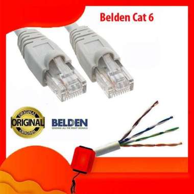 Kabel LAN UTP Belden Cat 6 50M - Cat6 Belden Original