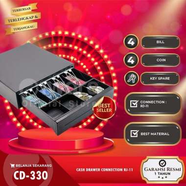 Cash Drawer / Laci Uang Kasir Mini Iware CD-330