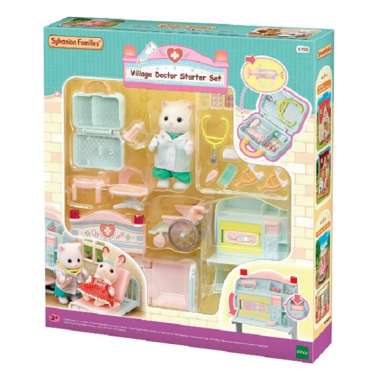 Mainan Koleksi Sylvanian Families Village Doctor Starter Set