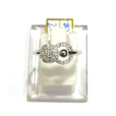 Cincin Wanita Uk 14 Emas Putih 750