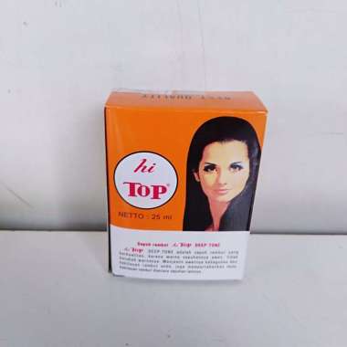 Semir Rambut Hair Dye Lotion Hi Top Black 25ml Hitam