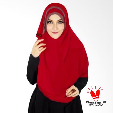 Hijabku Murah Athalia Kerudung Syar'i - Merah Hijabku Murah Athalia Kerudung Syar'i - Merah