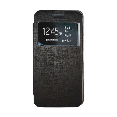 Gea Flip Cover Casing for Xiaomi Mi4i or Xiaomi Mi4C - Hitam
