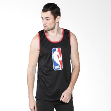 NBA Style Men Logo Tank NBA Black Kaos Basket (VXM2620S - DTP-13)