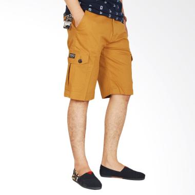 Oliveinch Short Cargo Celana Pria - Light Brown