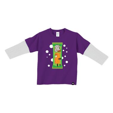 Afrakids AF140 Dont Forget Doa Kaos Anak Muslim - Ungu