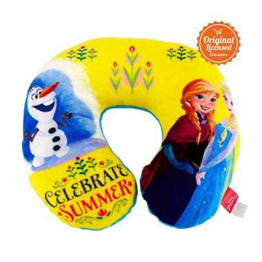 Disney Frozen Neck Cushion Bantal Leher - Yellow