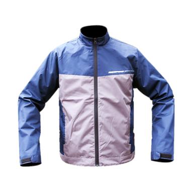 Respiro Essenzo Sporto Vent R1 Jaket Motor Pria - Navy Grey